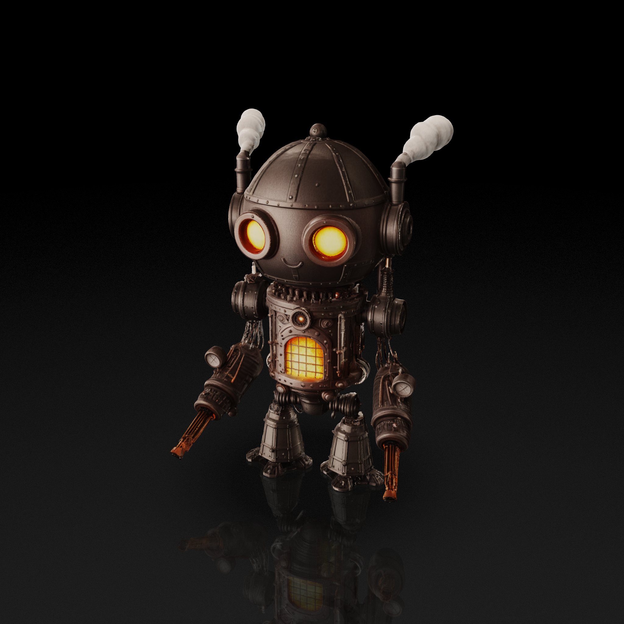 Steampunk Style Robot