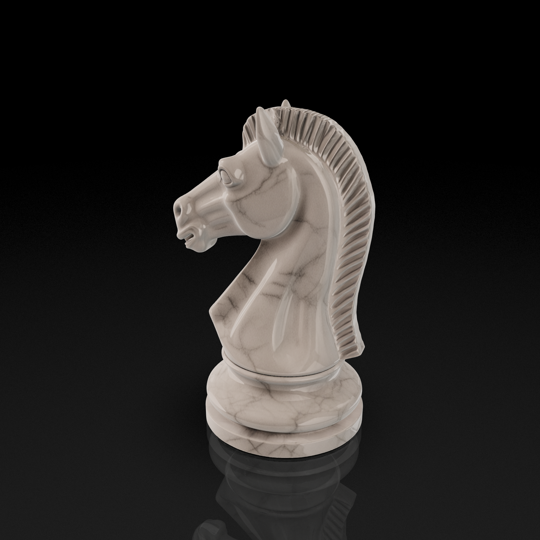 Marble Chess Knight