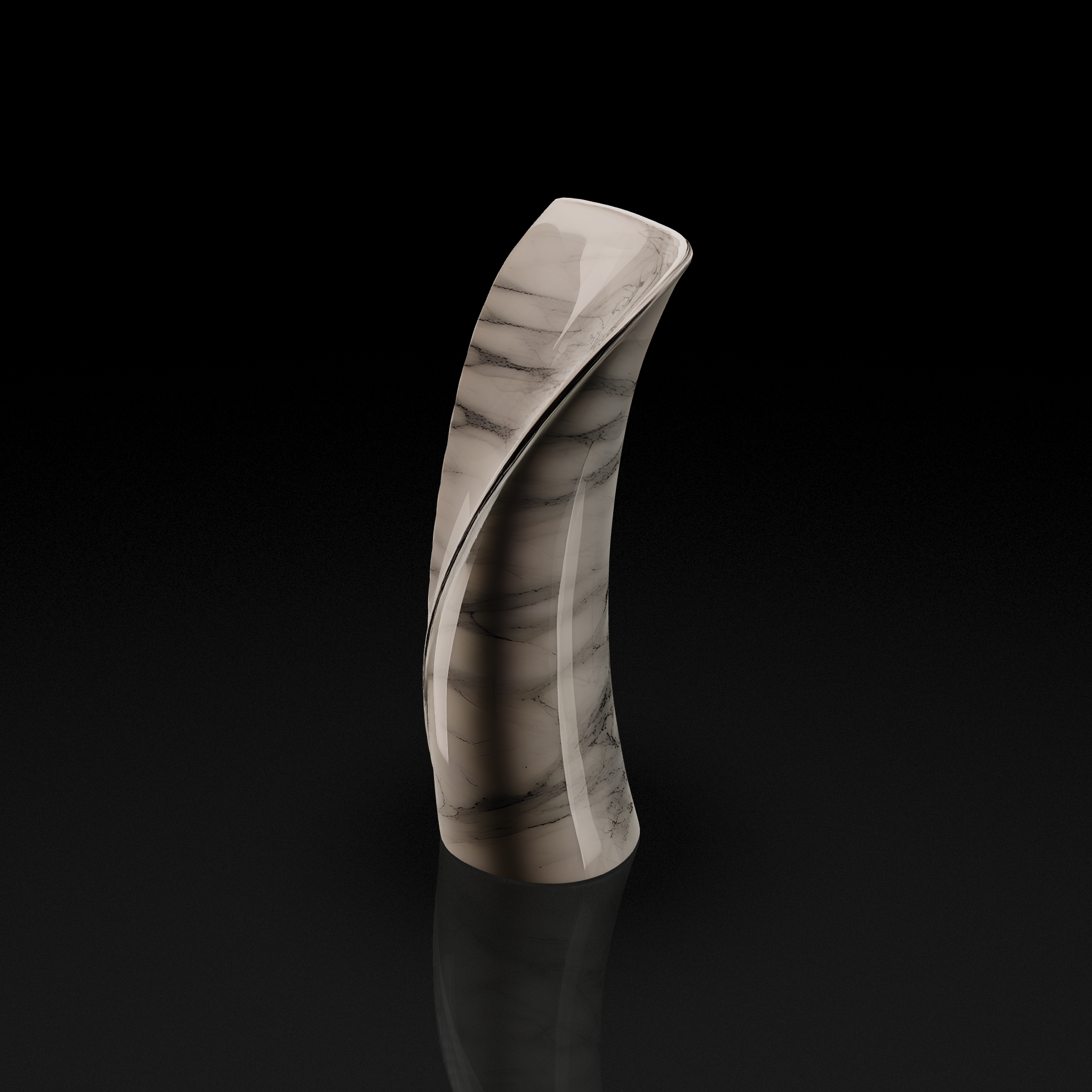 Polished Marble Sculpture