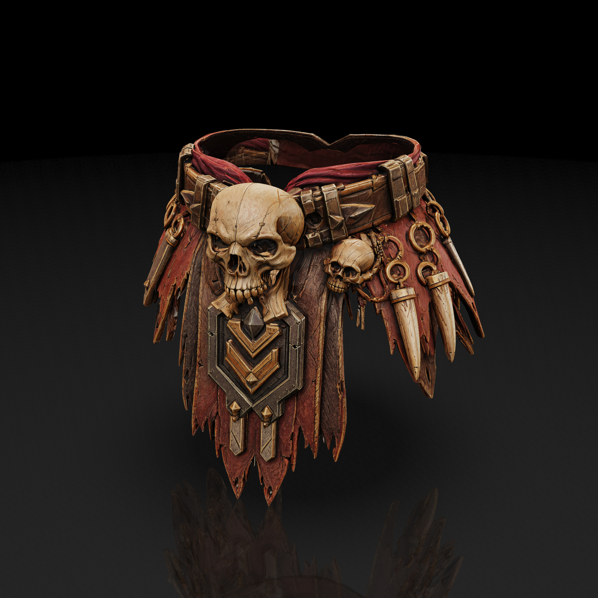 Worn Skull Girdle