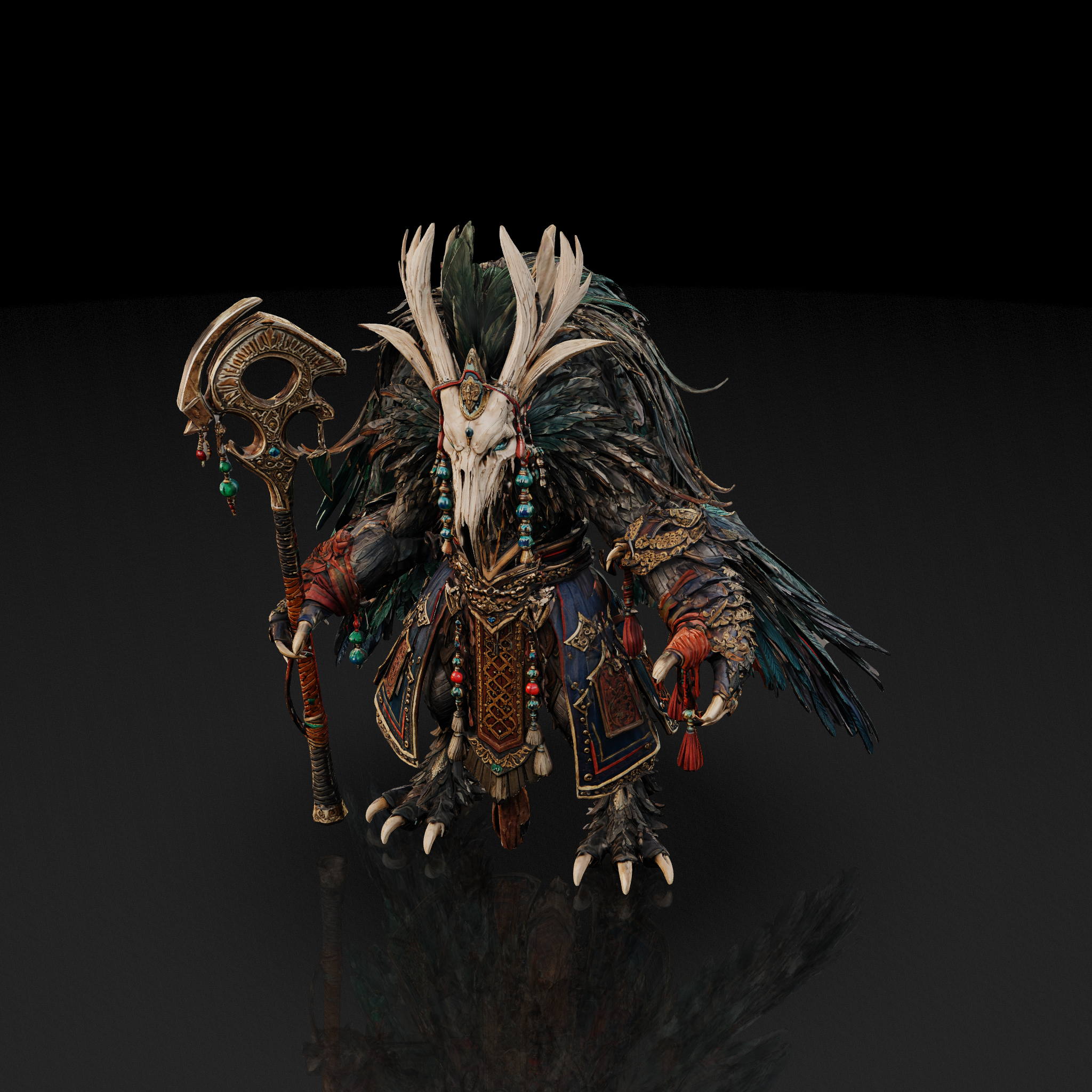Feathered Skull Shaman