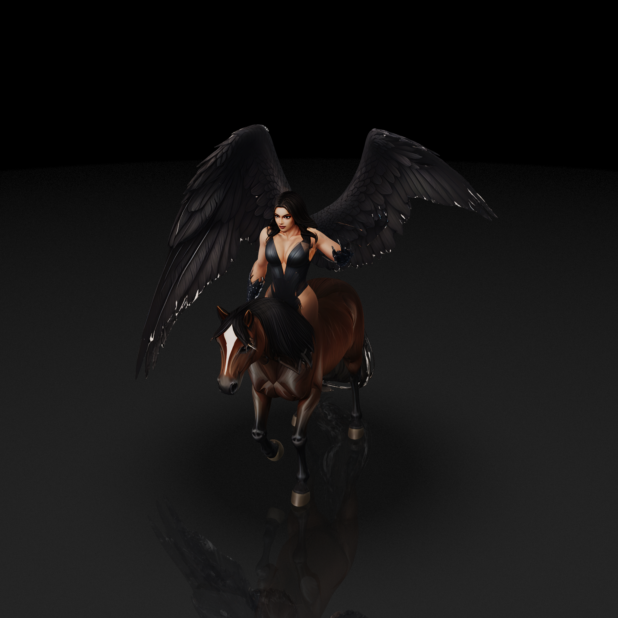Black Winged Rider