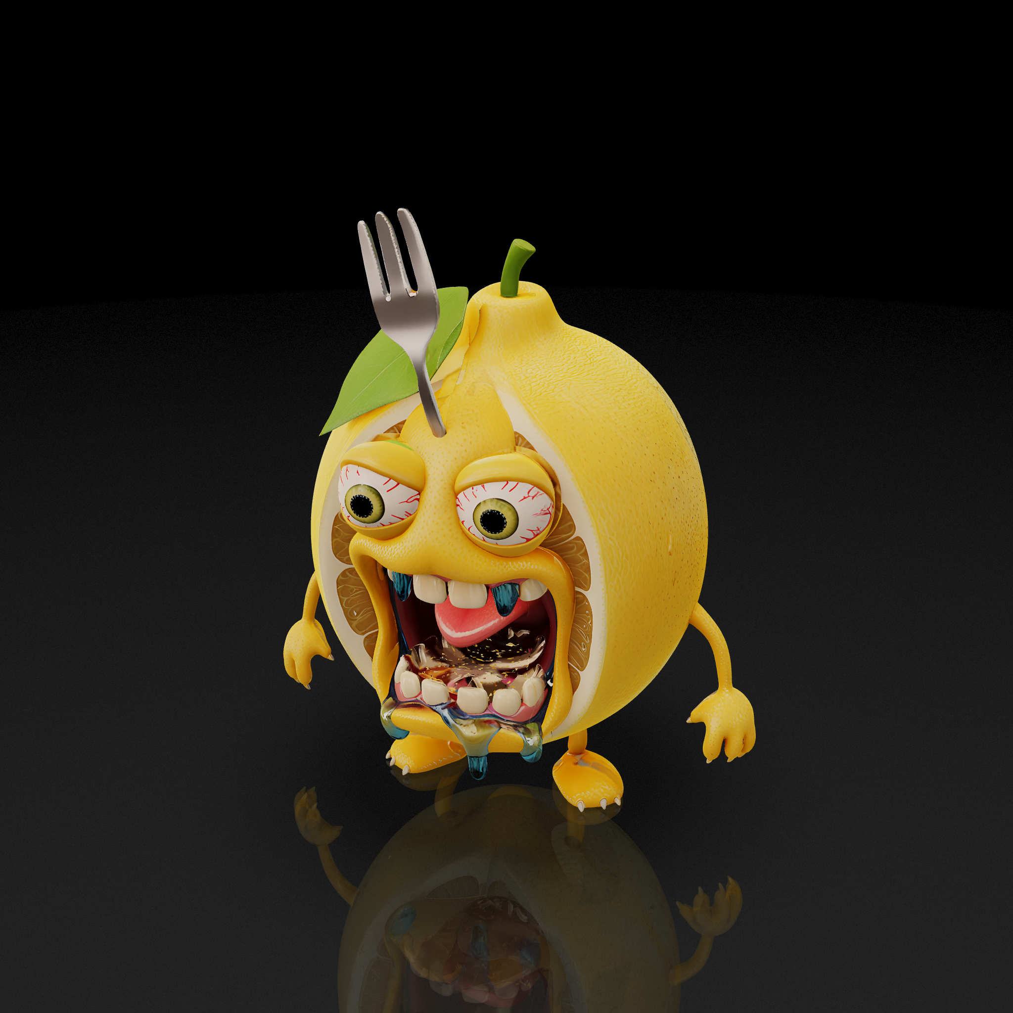 Forked Lemon Monster