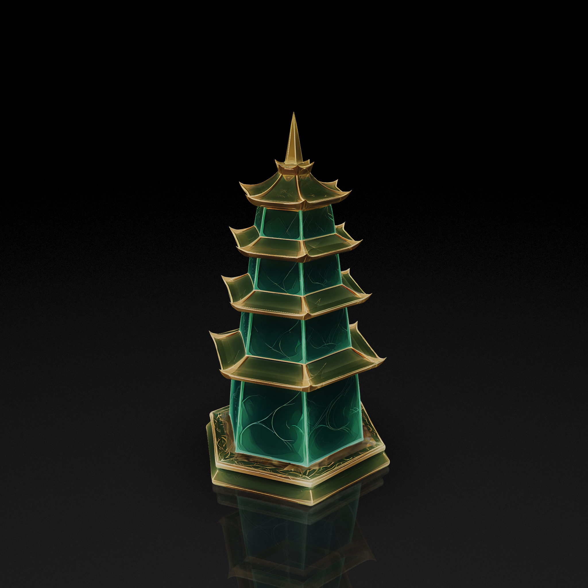 Emerald Glow Pagoda