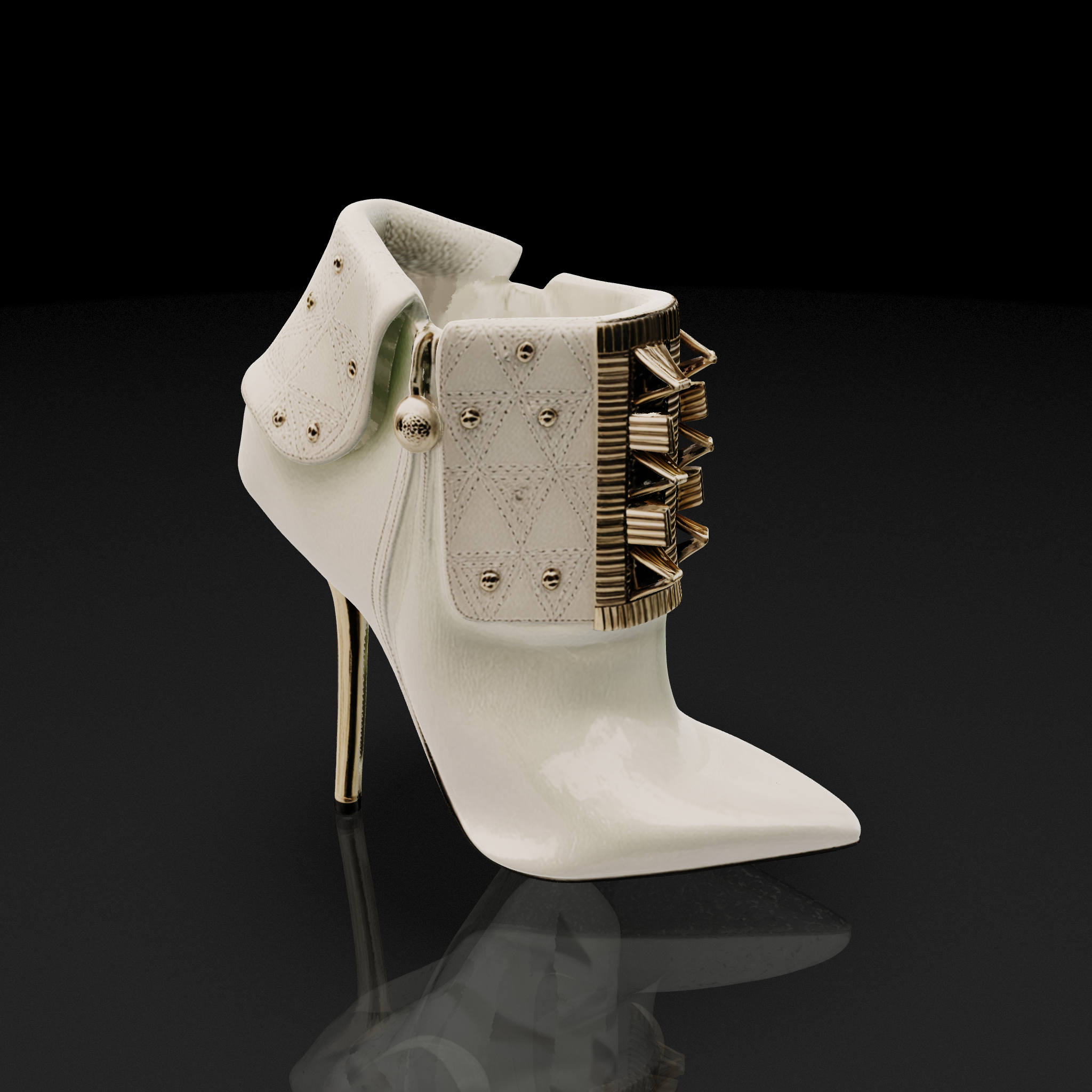 White Fashion Boot