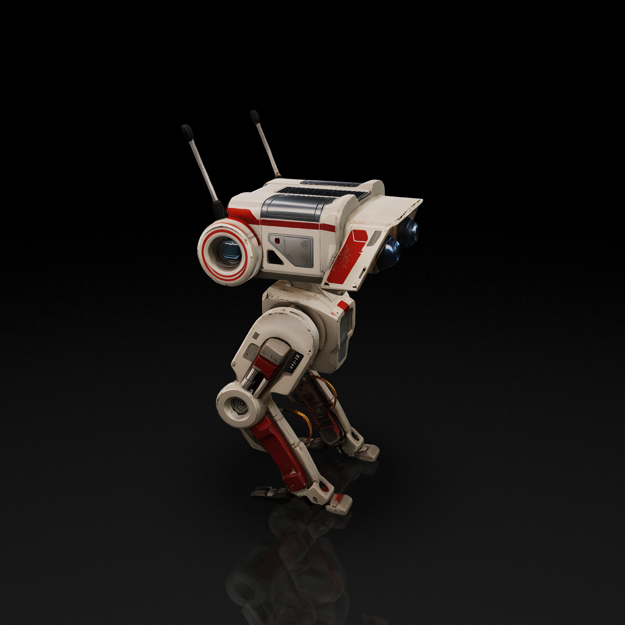 Sci-Fi Bipedal Droid