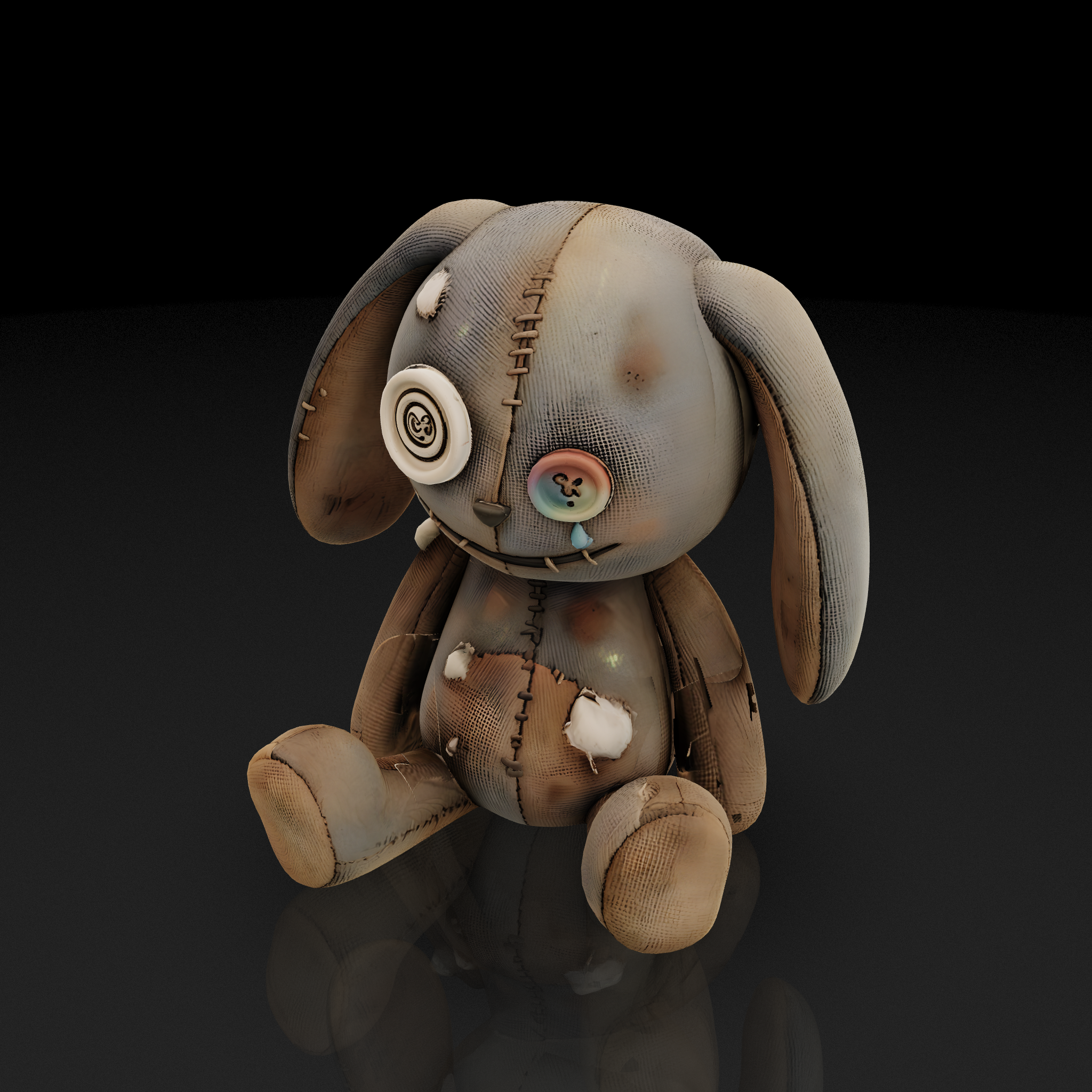 Patchwork Bunny Doll