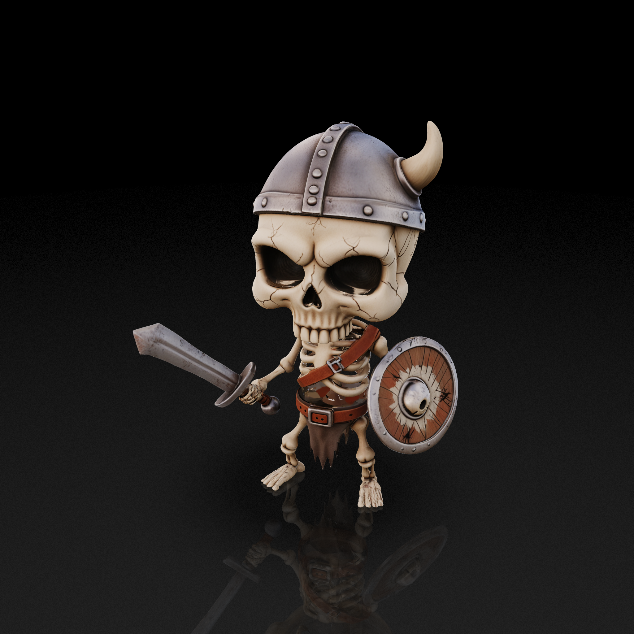 Chibi Skeleton Warrior