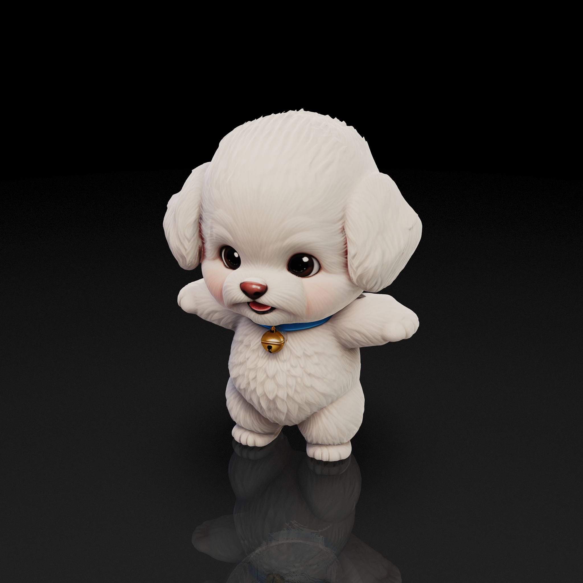 Cute White Puppy
