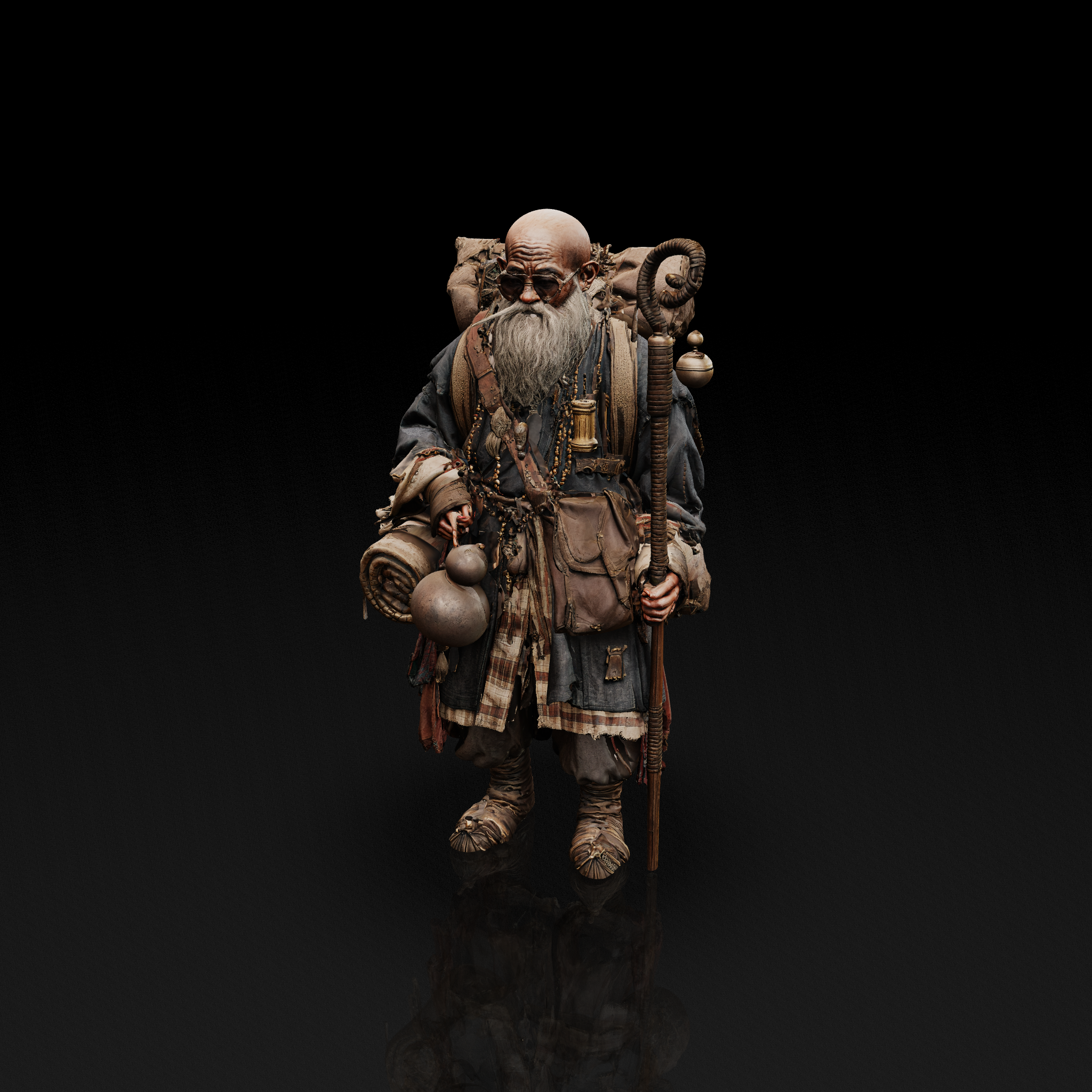 Ancient Spiritual Wanderer - 3D model